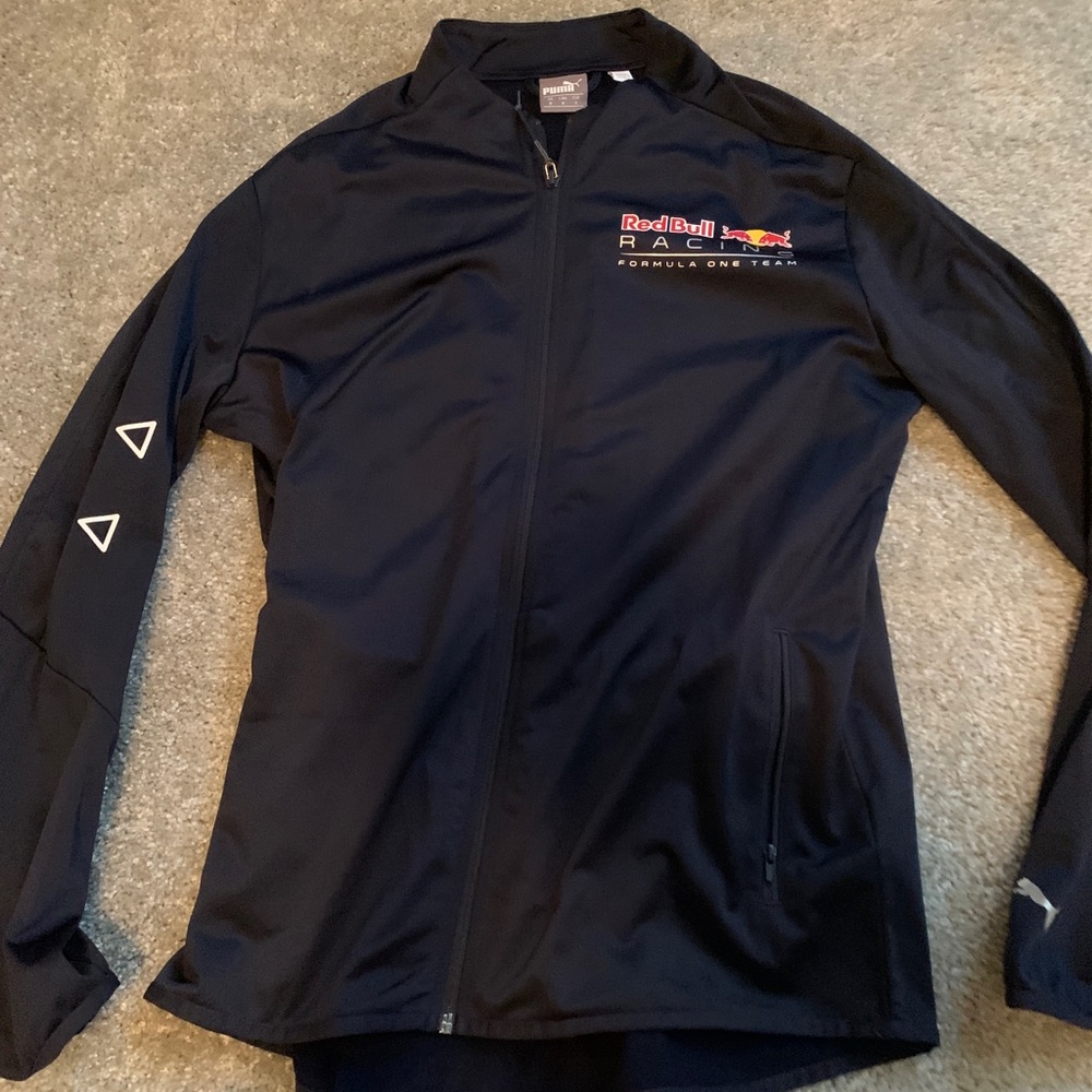 Unisex navy blue Formula One Redbull tracksuit.